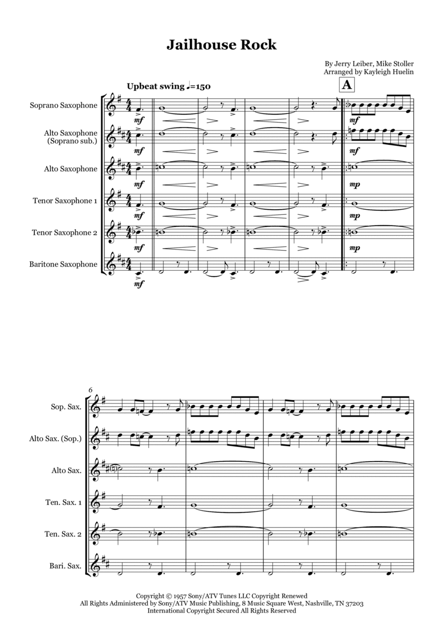 Jailhouse Rock (arr. Kayleigh Huelin)