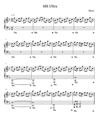 Mk Ultra (arr. M. Sloan)