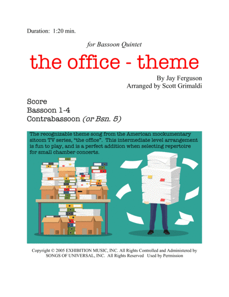 The Office - Theme (arr. Scott Grimaldi)