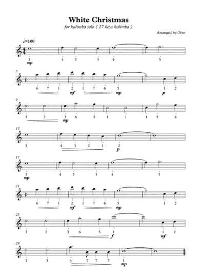 White Christmas (arr. Neo)