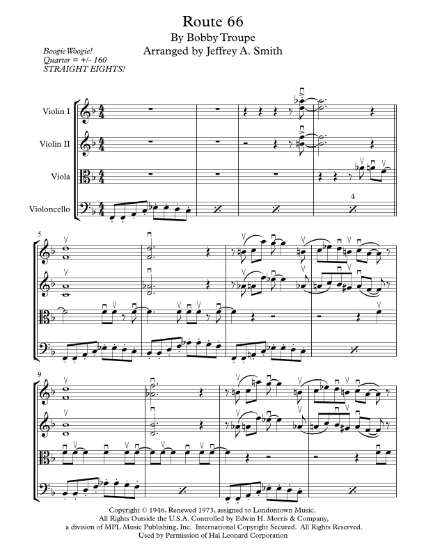 Route 66 (arr. Jeffrey A. Smith)