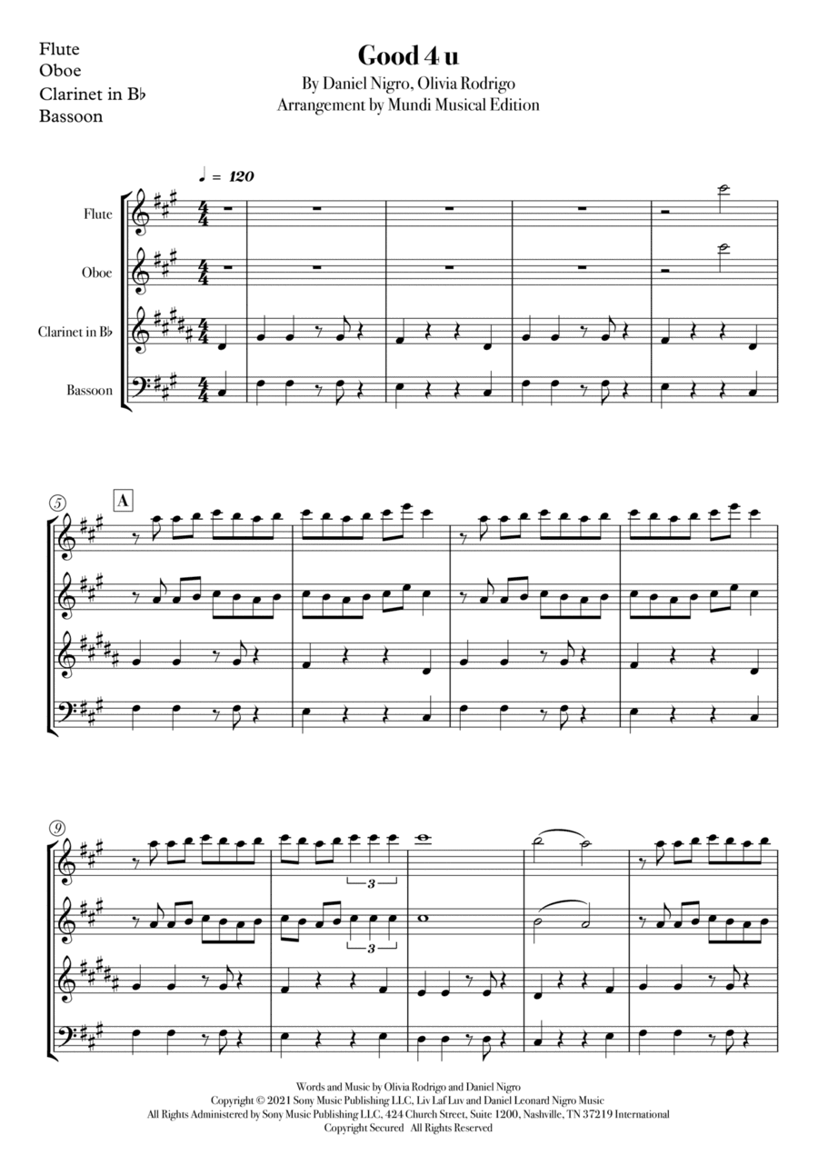 Good 4 U (arr. Mundi Musical Edition)