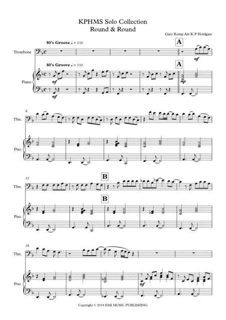 Round And Round (arr. Kevin P Holdgate)