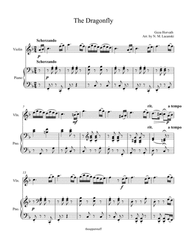 The Dragonfly (arr. Nick Lacanski)