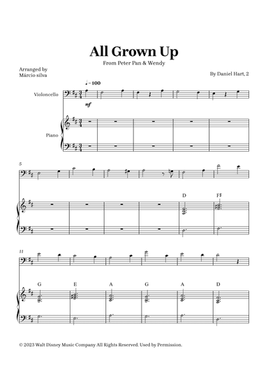 All Grown Up (arr. Márcio Silva)