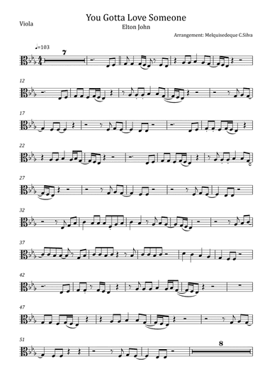 You Gotta Love Someone (arr. Melquisedeque C.Silva)