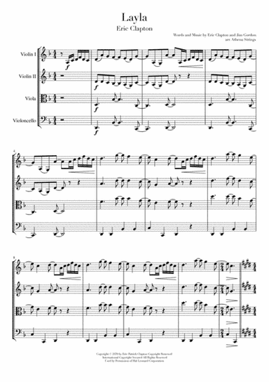 Layla (arr. Athena Strings)