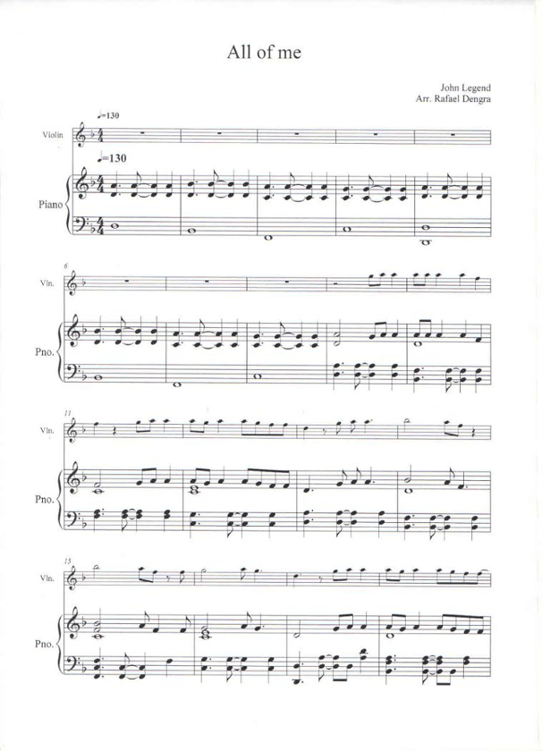 All Of Me (arr. Rafael Dengra)