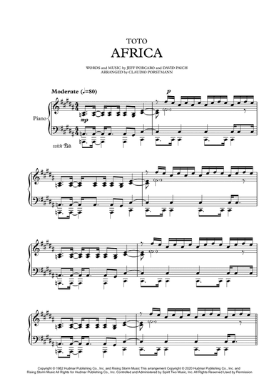 Africa (arr. Claudio Porstmann)