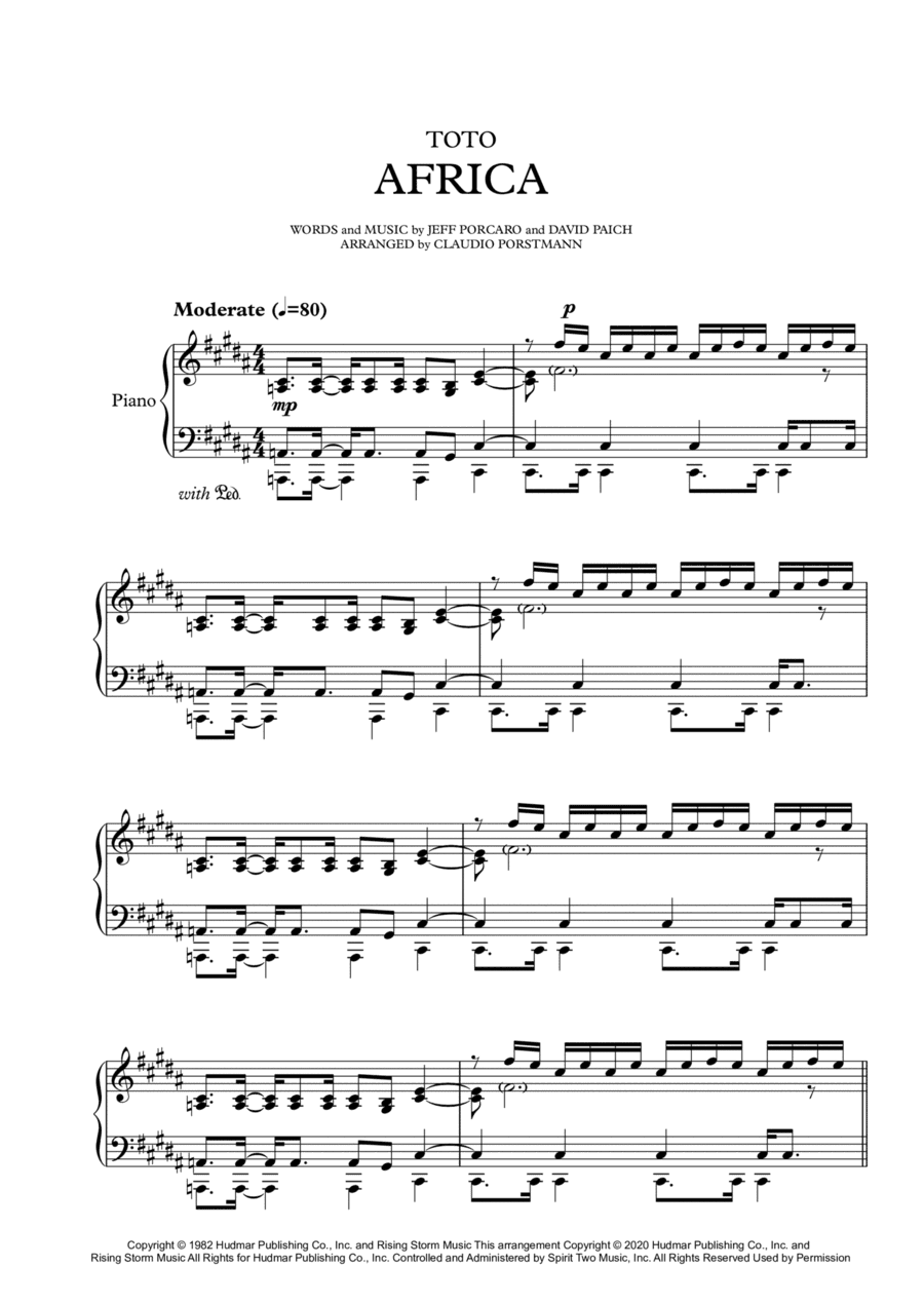 Africa (arr. Claudio Porstmann)