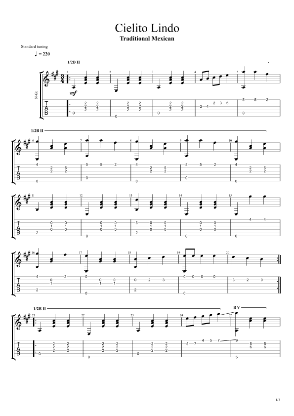 Cielito Lindo (arr. Edina Balczo)