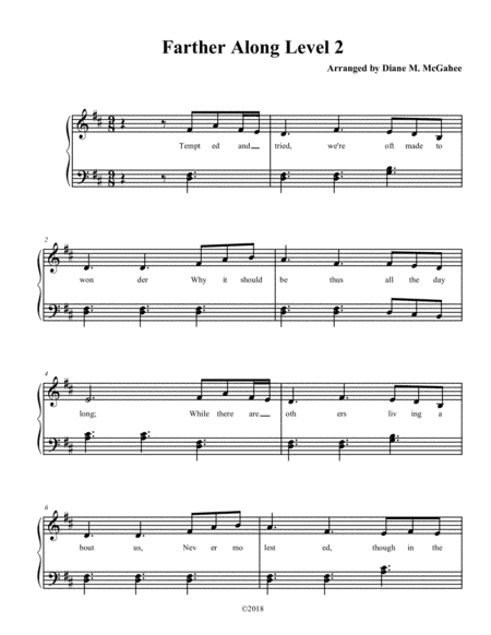 Farther Along (arr. Diane M. McGahee)