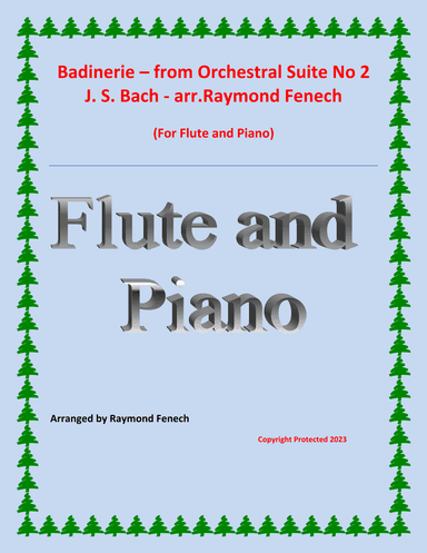 Badinerie - J.S.Bach - for Flute and Piano (arr. Raymond Fenech)