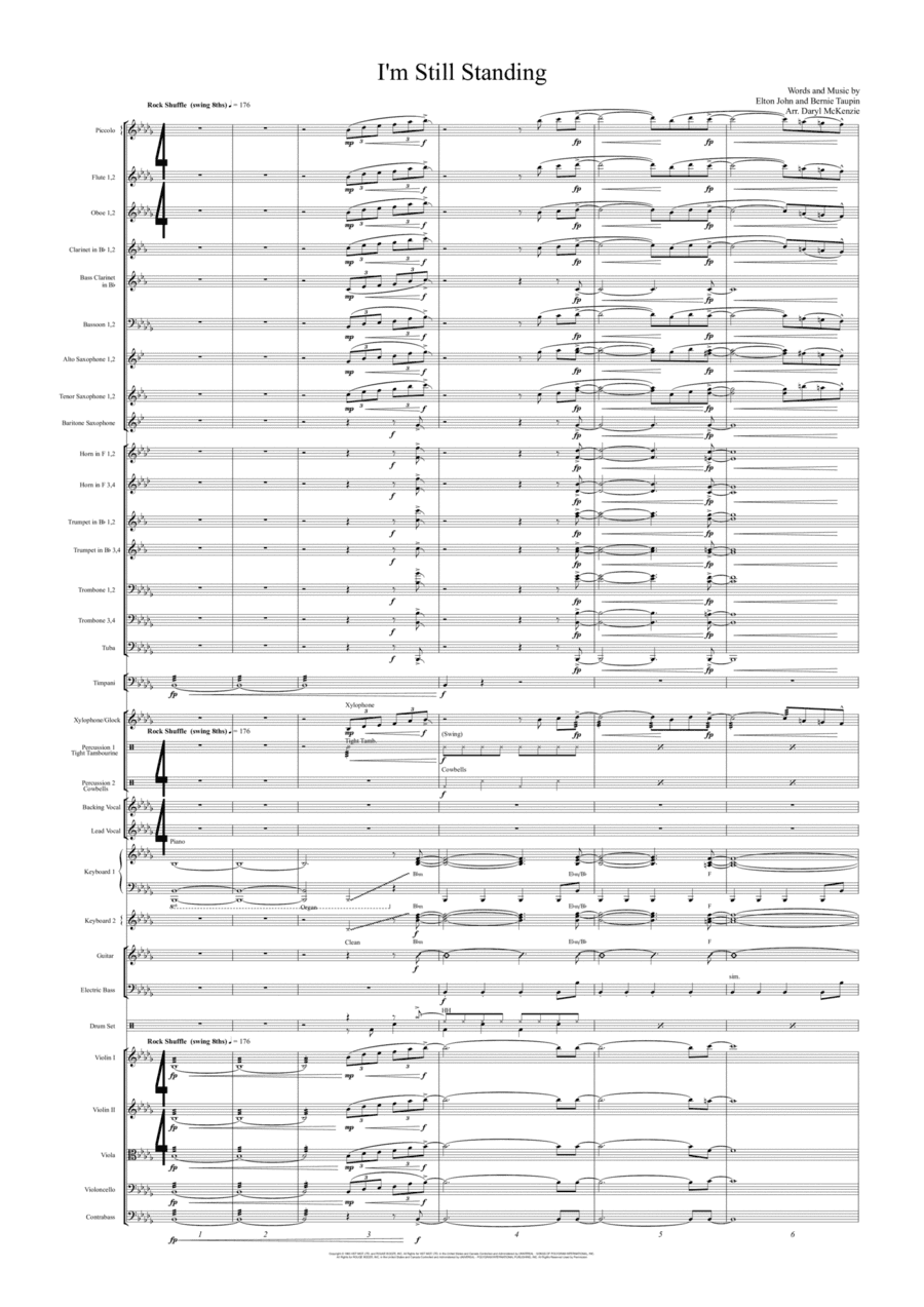 I'm Still Standing (arr. Daryl McKenzie)