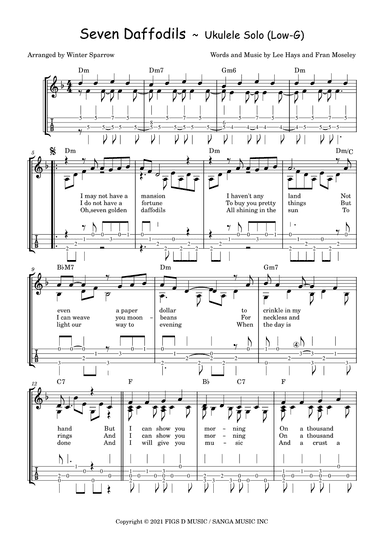 Seven Daffodils (arr. Winter Sparrow)