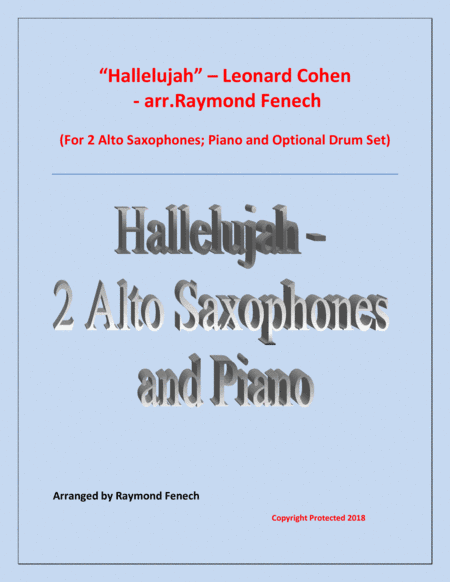 Hallelujah (arr. Raymond Fenech)