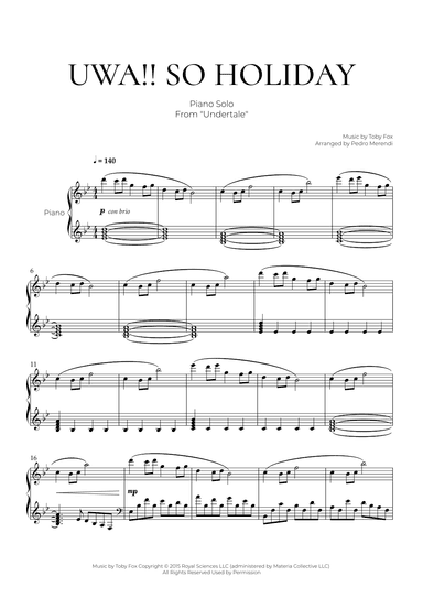 Undertale Variations (arr. Pedro Merendi)