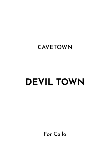 Devil Town (arr. Jireh J.)