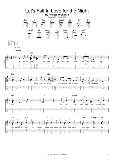 Let's Fall In Love For The Night (arr. Carol Hills)