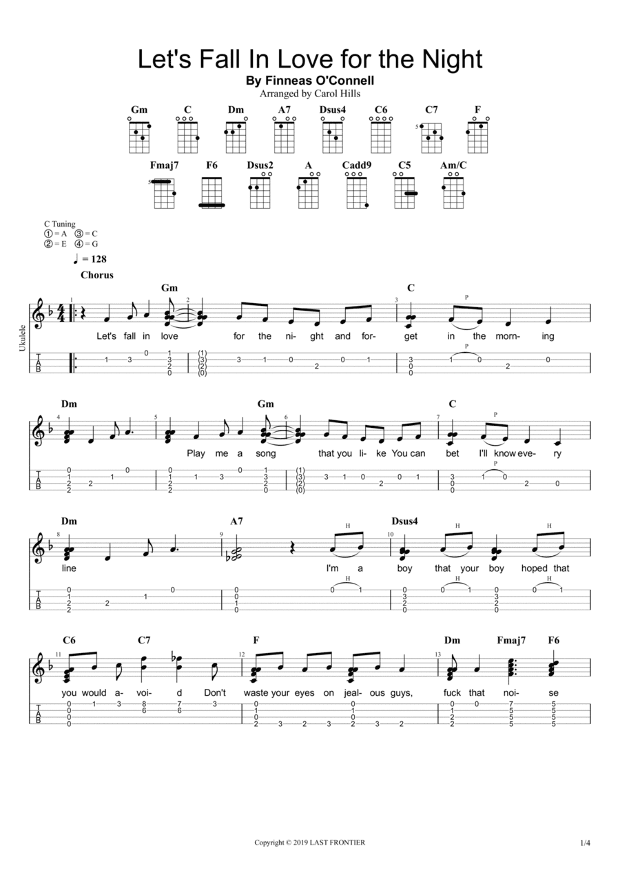 Let's Fall In Love For The Night (arr. Carol Hills)