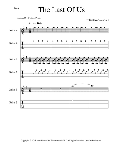 The Last Of Us (arr. Gustavo Porras)