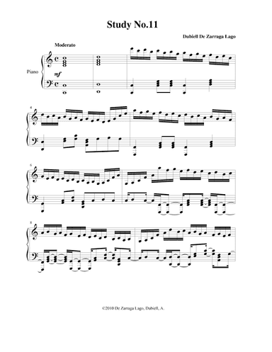 Ten Etudes No.11