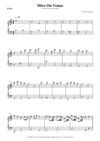 Mice On Venus (arr. Wesley S. SIlva)