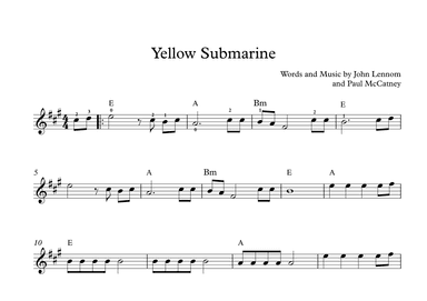 Yellow Submarine (arr. Igor Ferreira)