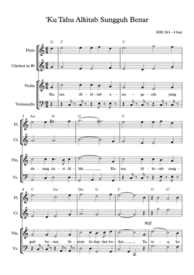 I Know the Bible is True (arr. Angie Wiranata)