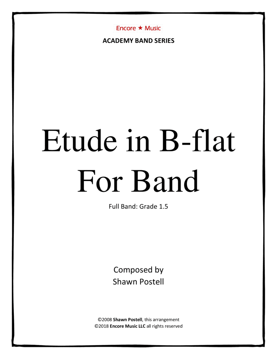 Etude in B-Flat for Band