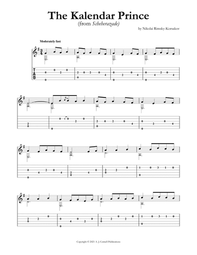 The Kalendar Prince (from Scheherazade) (arr. Mark Phillips)