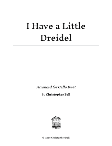 I Have a Little Dreidel - Easy Cello Duet (arr. Silent Home Records)