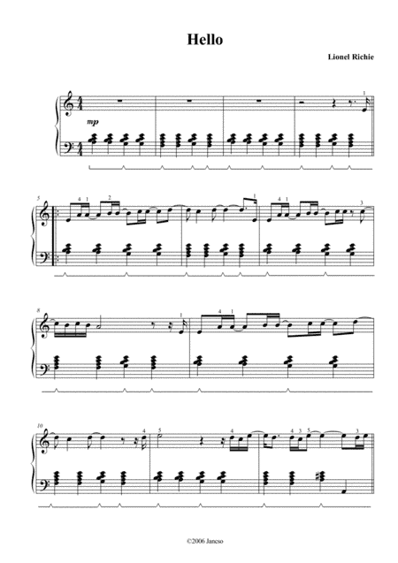 Hello (arr. Thomas Jancso)