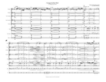 Georgia On My Mind (arr. Dean Mounts)
