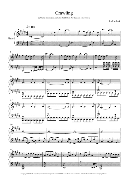 Crawling (arr. André Laitano)