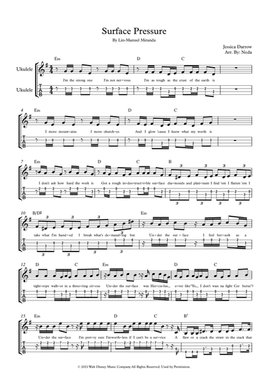 Surface Pressure (arr. Ed.CAL)