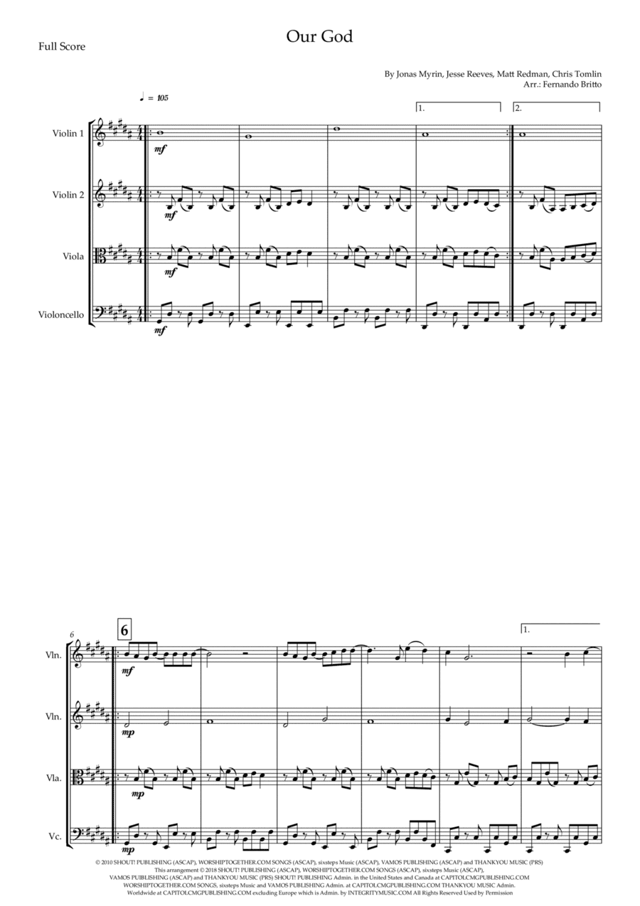 Our God (arr. Fernando Britto)