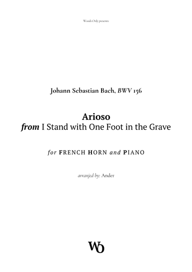 Arioso by Bach for French Horn (arr. Ander)