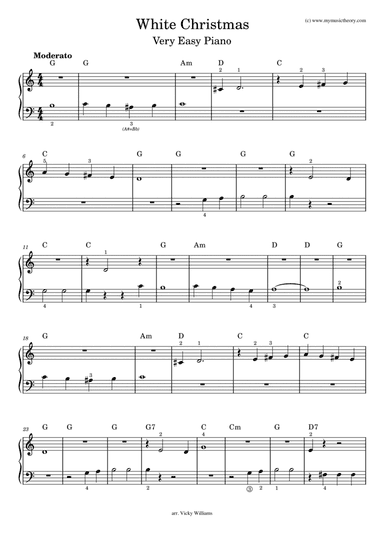 White Christmas (arr. Vicky Williams)