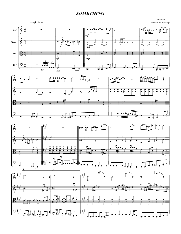 Something (arr. RAUL NORIEGA)