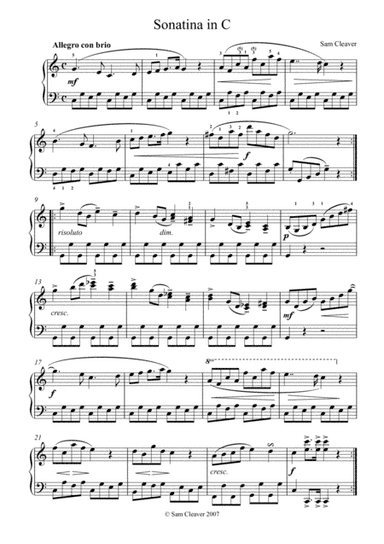 Sonatina in C