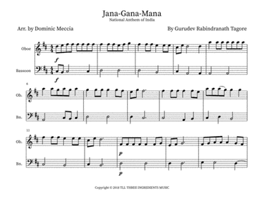 Jana Gana Mana (arr. Dominic Meccia)