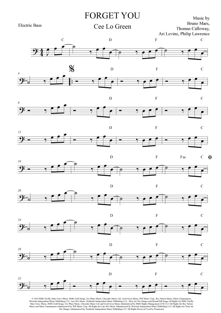 Forget You (arr. Anderson Quevedo)