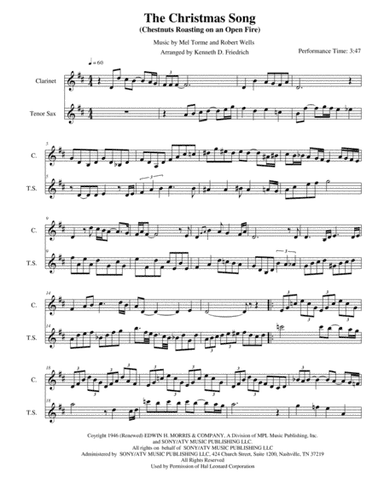 The Christmas Song (Chestnuts Roasting On An Open Fire) (arr. Kenneth D. Friedrich)