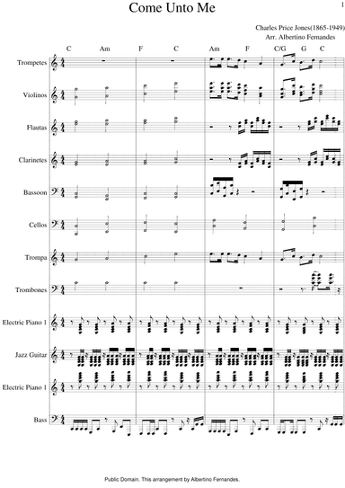 Come Unto Me (arr. Albertino Fernandes)