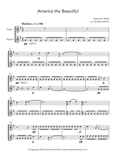America the Beautiful (Fantasy) (arr. Christian Morris)