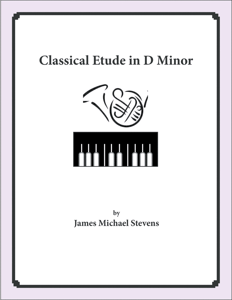 Classical Etude in D Minor - French Horn & Piano
