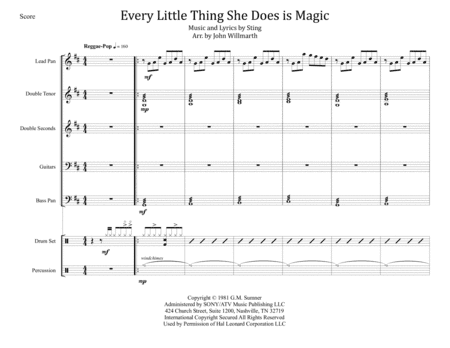 Every Little Thing She Does Is Magic (arr. John Willmarth)