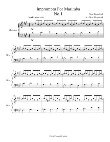 Impromptu No.1 For Marimba
