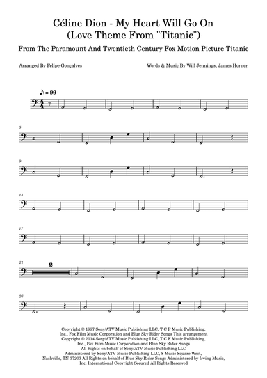 My Heart Will Go On (love Theme From 'titanic') (arr. Felipe Gonçalves)